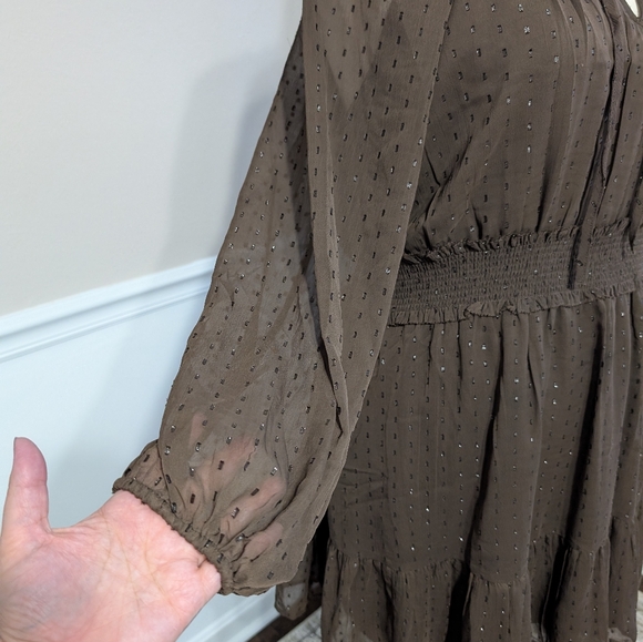 3/$30 Old Navy Brown Mini Dress - Picture 5 of 9